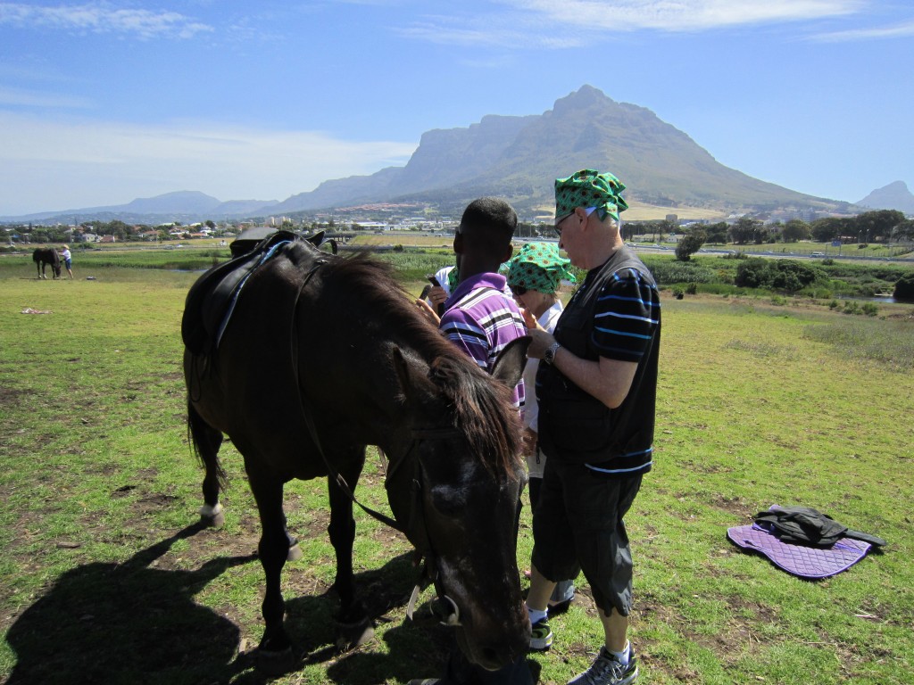 Learning to saddle a horse