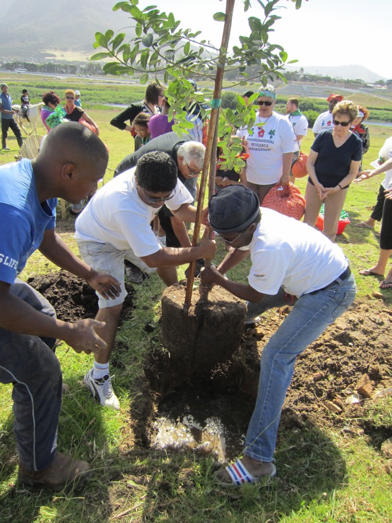 Tree planting at TRUP